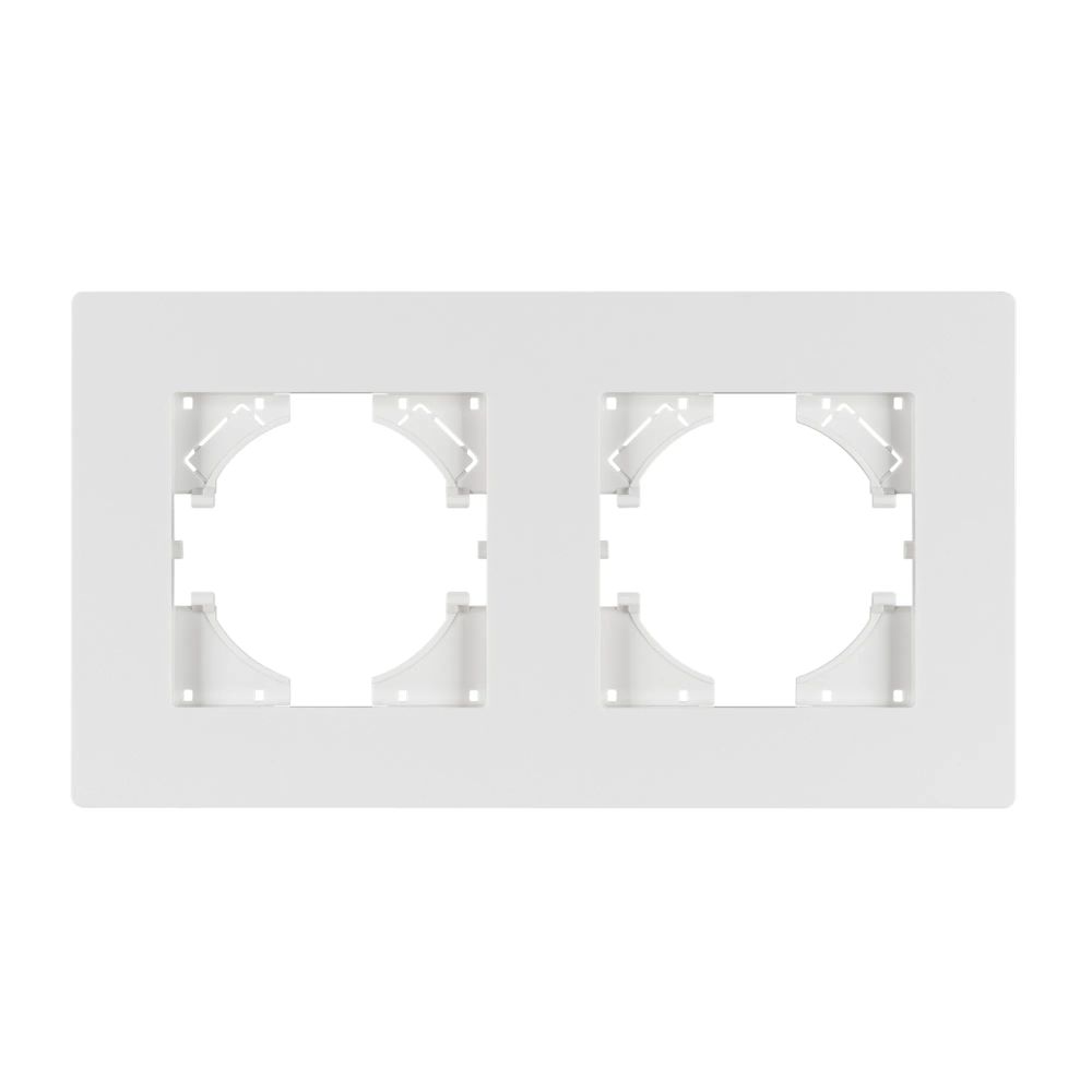 Рамка пластиковая FRM-PERIO-PL-2-WH (Arlight, -) 049750