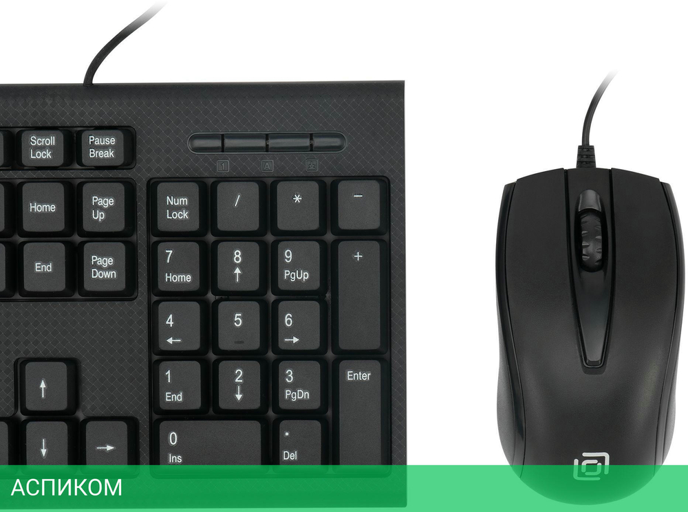 Набор периферии Oklick 630M черный (1091260)