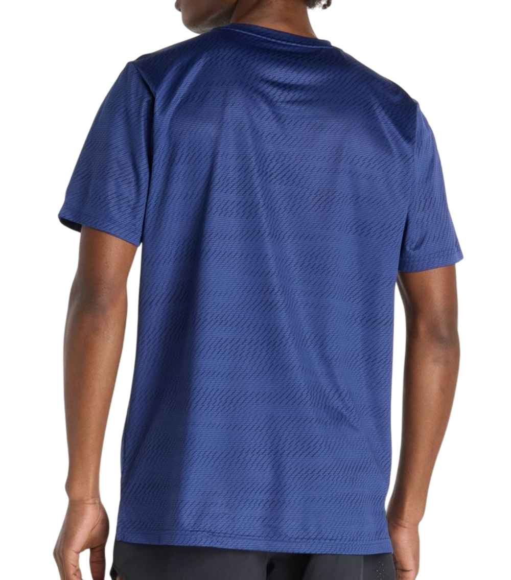 Теннисная футболка New Balance Sport Essentials Printed - navy blue