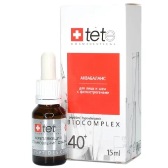 Биокомплекс аквабаланс для лица, шеи, декольте с фитоэстрогенами 40+ / TETe Biocomplex 40+ 15 ml