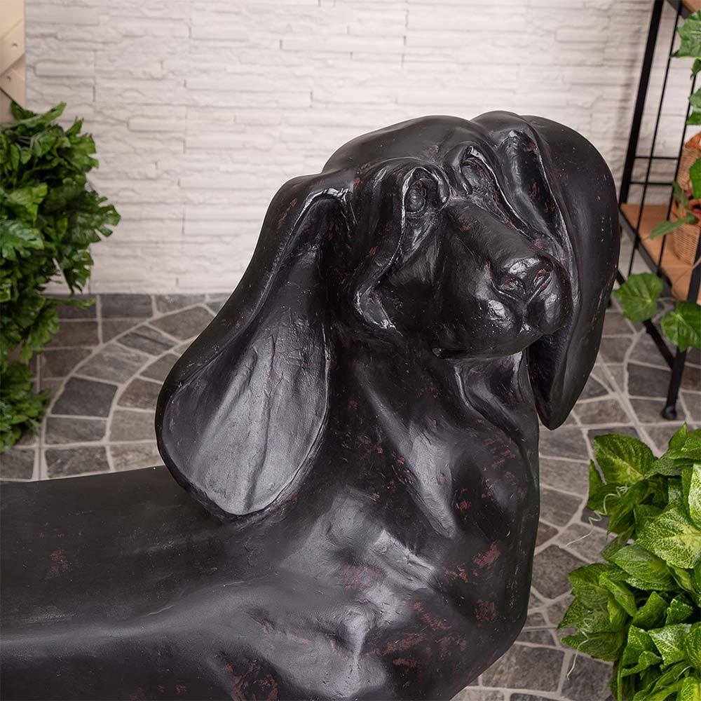 Садовая скамейка Такса Клякса средняя правосторонняя