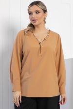 Блуза Свободный вечер (песочная) Б12795-15М LT Collection