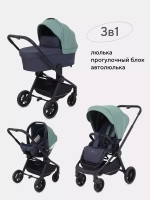Коляска детская RANT basic "ENERGY" (3в1) RA092 Greеn