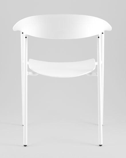 Стул Form White пластик белый c подлокотниками