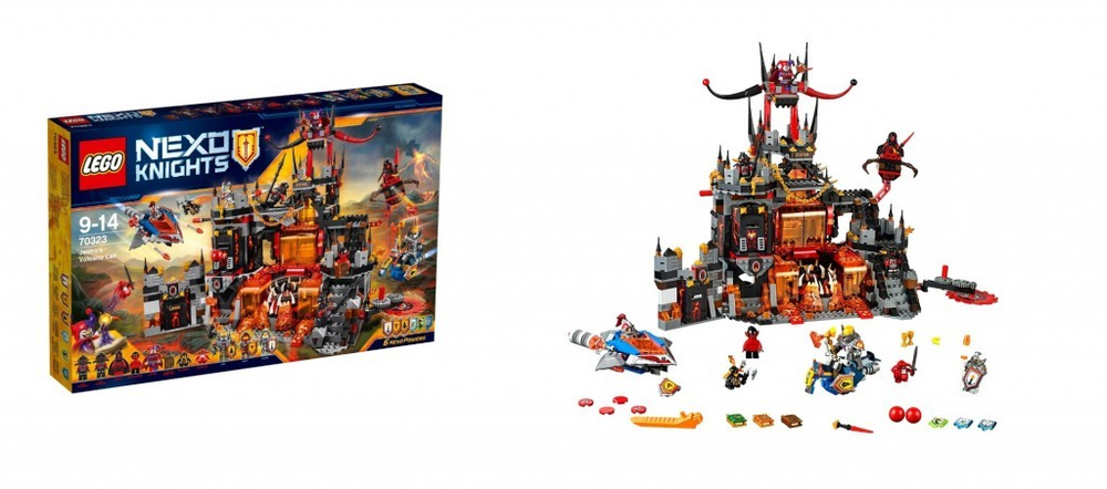 LEGO Nexo Knights: Вулканическое логово Джестро 70323 — Jestro's Volcano Lair — Лего Нексо Найтс Рыцари