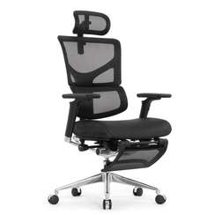 Кресло EXPERT 2 SAIL RSAM 01(сидение MAX с подножкой, подлокотник 6D(360), сетка черн/каркас черн)