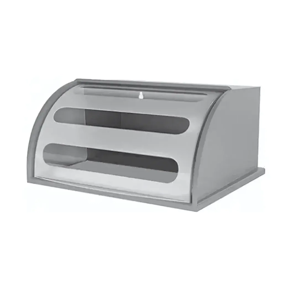 Хлебница Mulin (серебро, прозрачный)