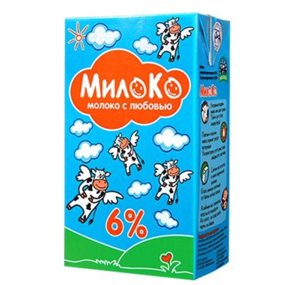 Молоко Милоко 6% 1,95 л