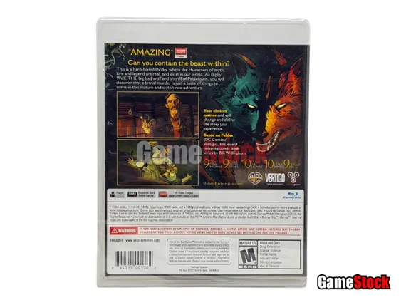 PS3 Wolf Among Us A Telltale Games Series (Новый, BLUS-31489)