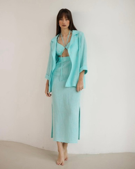 Костюм из натурального льна