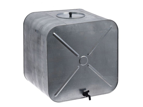 Бак оцинкованный овальный с краном 95л