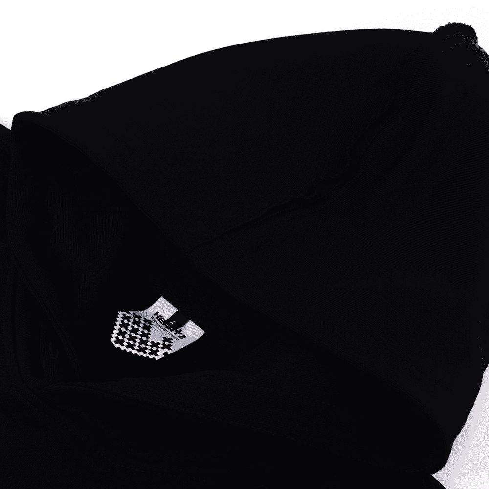 Худи Heartz Sequence Black Distressed черный