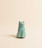 Крючок-скульптура — Маленький кот, голубой | vaya.for.fun