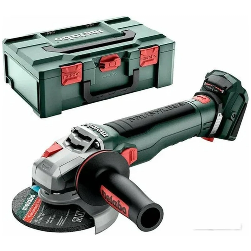Metabo W 18 LT BL 11-125 Quick аккумуляторная ушм (болгарка) (2 x 4 Ач, ЗУ) 613052510