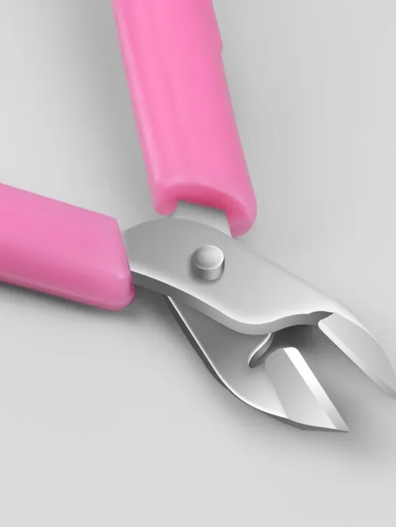 Кусачки маникюрные для кутикулы, 10,5 см, длина лезвия - 8 мм, цвет МИКС