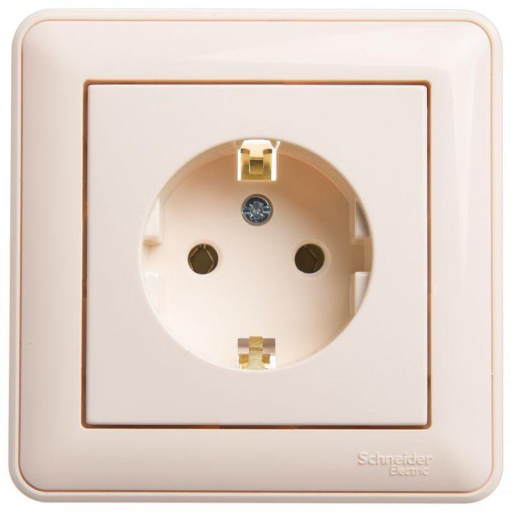 Розетка 1-м СП W59 16А IP20 с заземл. без защ. шторок сл. кость SE RS16-154-28 Розетка 1-м СП W59 16А IP20 с заземл. без защ. шторок сл. кость SE RS16-154-28