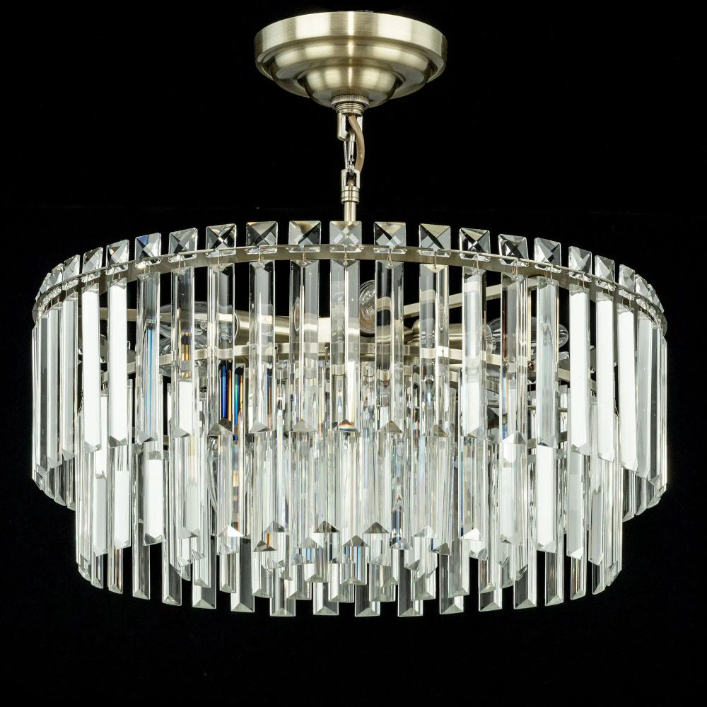 Citilux Фонда CL303193 Люстра хрустальная подвесная Бронза