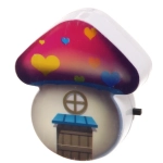 Ночник-светильник «Домик» 8*7см микс 4 цвета 4LED 230V