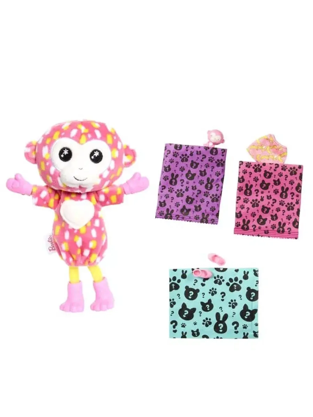 Кукла Барби Cutie Reveal Mini Обезьянка HKR14 челси