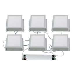 ULP-1010-42W-4000K IP54 GRILYATO OPAL WHITE KIT06 Светильники светодиодные потолочные встраиваемые. комплект из 6 штук. Белый свет 4000K. 4200Лм. Для ячеек 100x100мм. Корпус белый. В комплекте с и-п. ТМ Uniel