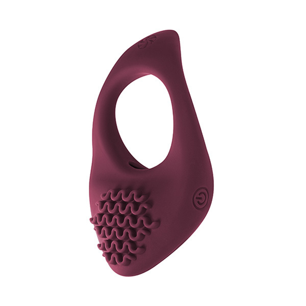 Бордовое эрекционное виброкольцо 3см Lola Games Pure Passion Moonshine Wine Red 1301-02lola