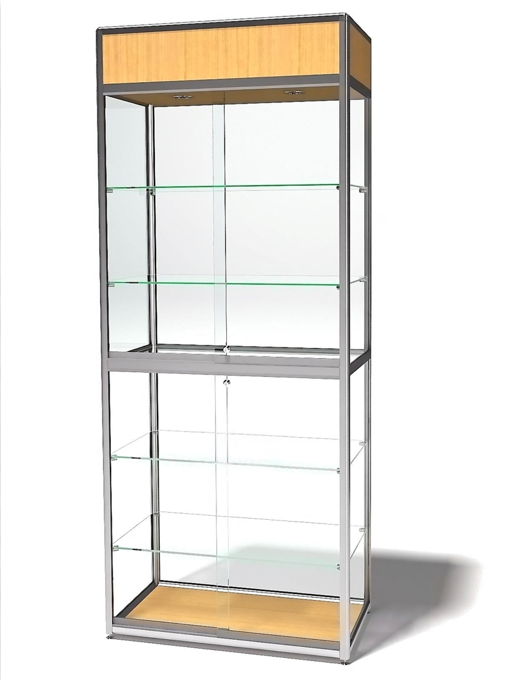 Витрина демонстрационная с фризом ВДА-02/09ФР2