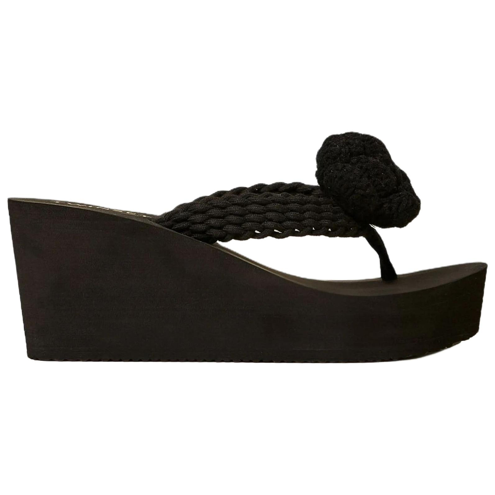 TWINSET MILANO Flip Flops Women"s Black