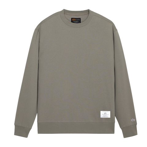 Свитшот Alpha Industries Essential Crewneck Mid Grey (Серый)