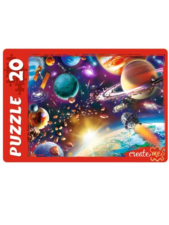 Пазл для детей 3 4 5 лет Космос 20 элементов