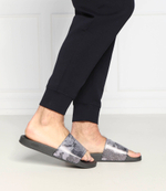 шлепанцы bay_it_slid_w22c BOSS BLACK - фиолетовый(50480457)