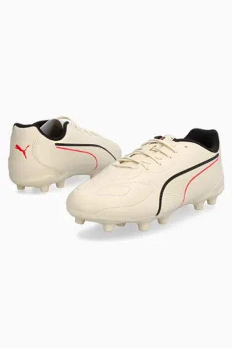 Бутсы Puma King 20 Play FG/AG Junior - белый