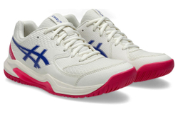 Женские Кроссовки теннисные Asics Gel-Dedicate 8 - кремовый/темный кобальт