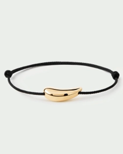 Браслет Orbit Cord серебро 925 пробы покрытое золотом