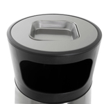 Урна уличная круглая, пепельница, JAH-2221, 15л