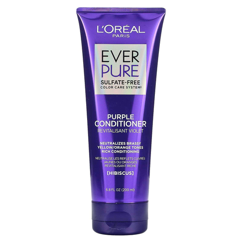 L'Oréal, EverPure, фиолетовый кондиционер, гибискус, 200 мл (6,8 жидк. унц.)