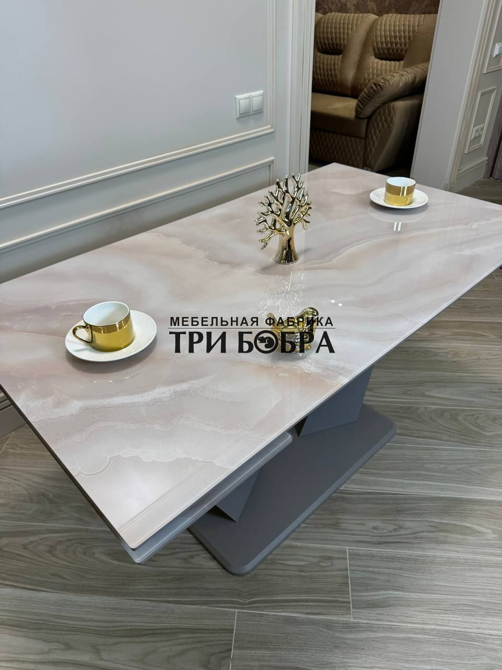 Кухонный раздвижной стол "Вирджиния", капучино