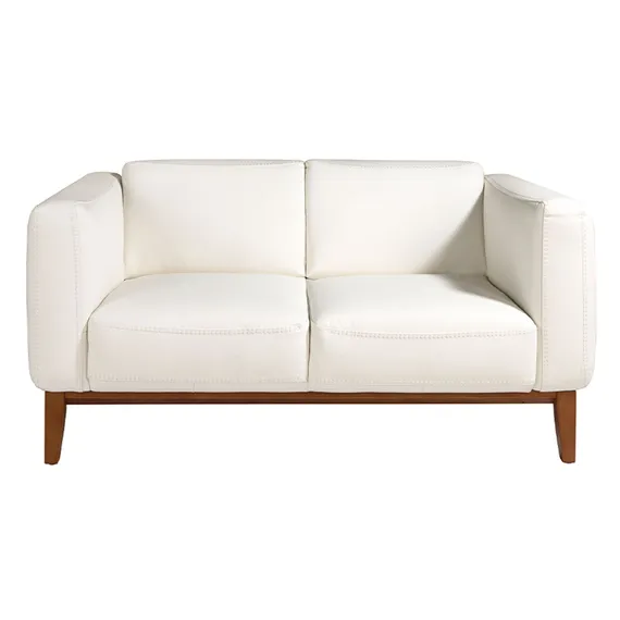 Двухместный диван Angel Cerda 5353-2P, белая кожа