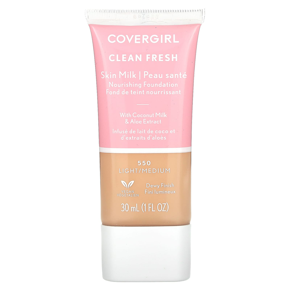 Covergirl, Clean Fresh, питательный тональный крем для кожи, тон 550 светлый/средний, 30 мл (1 жидк. унция)