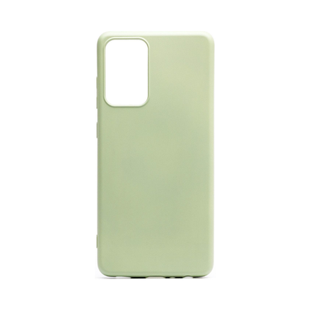 Силиконовый матовый чехол Activ Full Original Design для Samsung A72, зеленый