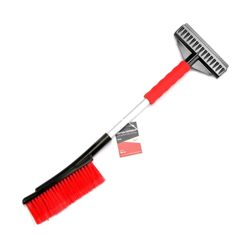 Щетка-скребок для уборки снега и льда iSky, 55 см, с мягкой ручкой ISB55