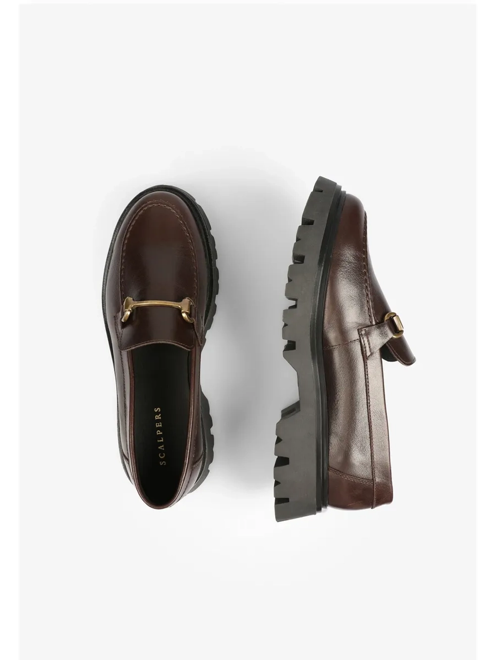 Мокасины на тракторной подошве