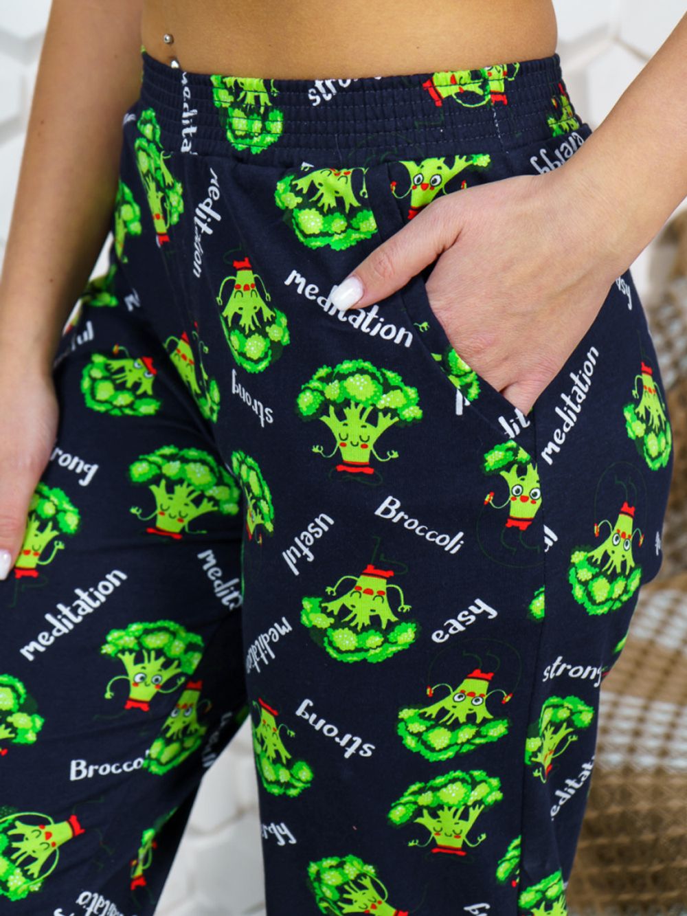 862 Брюки "Брокколи" SveTekst (Акция)