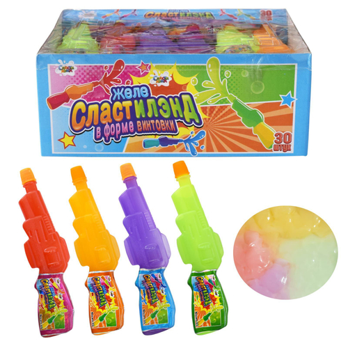 Желе "Сластилэнд" в форме винтовки 8*30 55гр