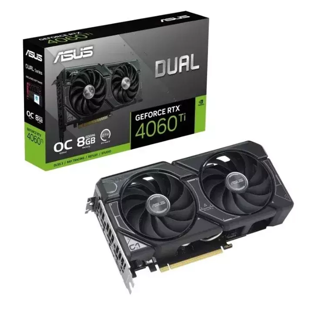 Видеокарта Asus GeForce RTX 4060 Ti 8 GB GDDR6 (90YV0J40-M0NA00)