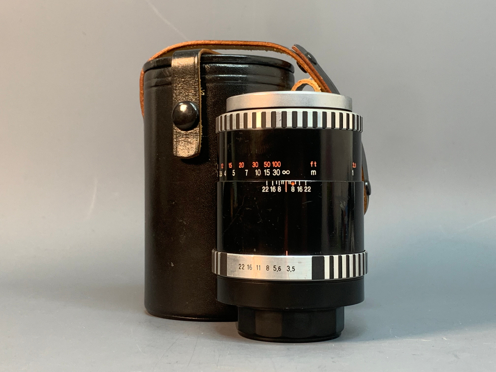 Carl Zeiss Jena Sonnar 135 mm f/ 3.5 нерабочая диафрагма