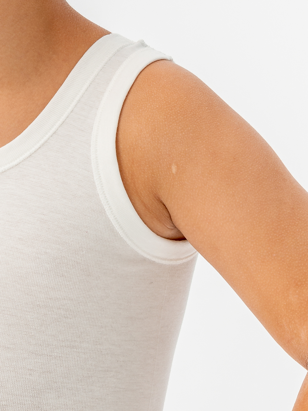 Майка детская термо унисекс белый