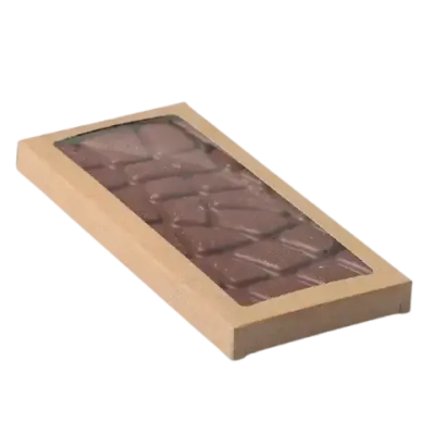 Коробка под плитку шоколада, крафт, 17,1 х 8 х 1,4 см