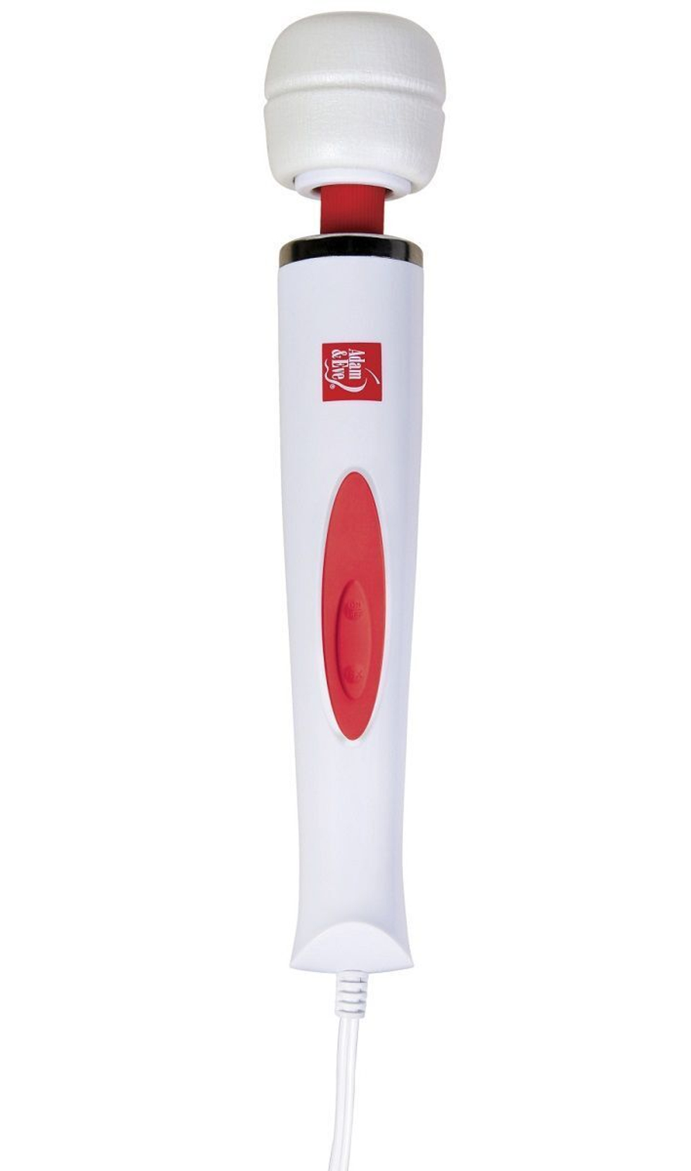 Белый проводной жезловый вибратор Magic Massager Deluxe (Цвет: белый)