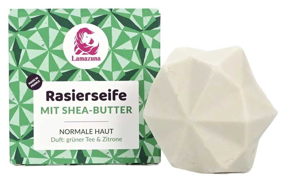 Мыло для бритья Lamazuna с маслом ши для нормальной кожи, 80 мл
