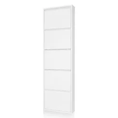 Шкаф для обуви Rox 5 полок белый